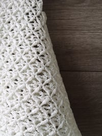 Image 5 of White linen breezy crochet bralette