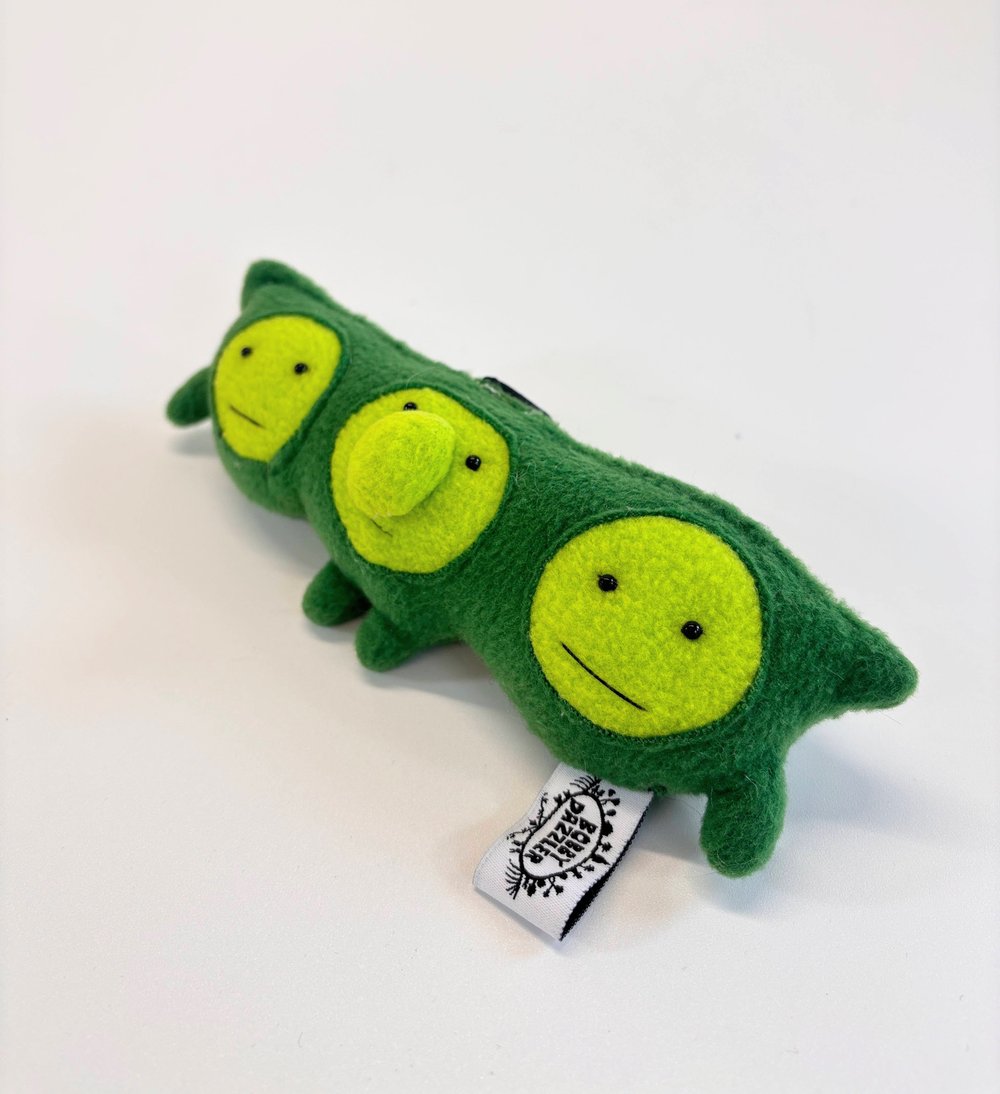 Image of Pat, pops and pedro the peas