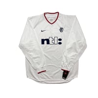 Image 1 of Rangers Away Shirt Player Spec 2001 - 2002 (L) BNWT 