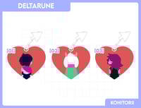 Image 5 of [LIMITED] Deltarune Keychains
