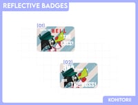 Image 3 of ENA : Dream BBQ Reflective Badges