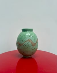 Image 4 of Small Vintage Green Moon Jar