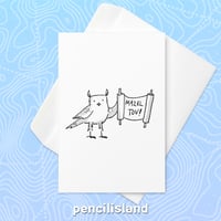 Image 3 of Wise Owl Mazel Tov 4x6" Greeting Card - Envelope Included