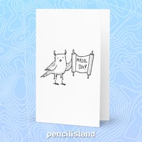 Image 5 of Wise Owl Mazel Tov 4x6" Greeting Card - Envelope Included
