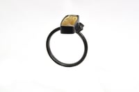 Image 3 of Oxidised Silver and Golden Topaz Ring