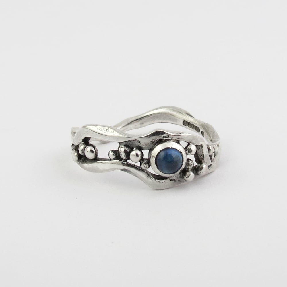 Image of River Ring with Sapphire