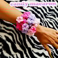 Image 2 of Candy Macaron Bundle of 3 | Pompom ☆ Scrunchie
