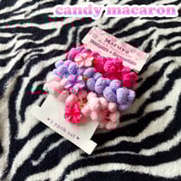 Image 1 of Candy Macaron Bundle of 3 | Pompom ☆ Scrunchie
