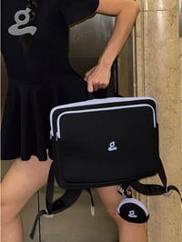 Image 5 of BLACK X PURPLE LaptopBag
