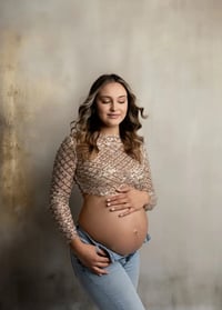 Image 2 of Janet pearl crop top