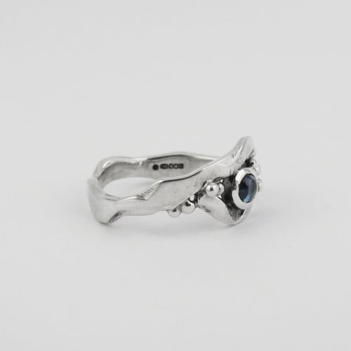 Image of River Ring with Aquamarine