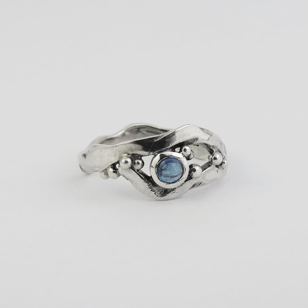 Image of River Ring with Aquamarine