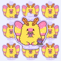Mable the Moth Vinyl Sticker