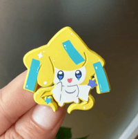  [ENAMEL PIN] [MOCHIMON] Jirachi (Open-Mouth)