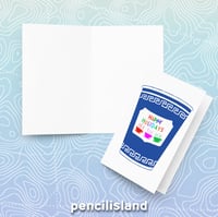 Image 5 of NYC Holiday Coffee Cup Glossy 4x6 Holiday Card-Envelope Included