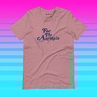 Image 1 of For The Animals vegan t-shirt