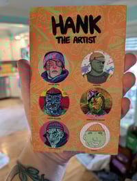 Image 3 of Hank the Artist FULL COLOR edition with Pogs pre-order bonus