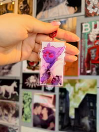Image 3 of Narilamb Double Sided Keychain | Cult of the Lamb