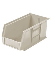 Hanging & Stacking Bin, 10-7/8 x 5-1/2 x 5", Stone AW30230STONE Package Qty :	12 ($4.53 EA)