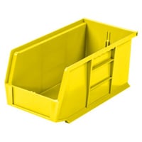 Hanging & Stacking Bin, 10-7/8 x 5-1/2 x 5", Yellow AW30230YELLOW Package Qty :	12 ($4.53 EA)