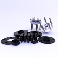 Image 1 of C8 Carbon Wheel Spacer Kit