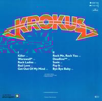 Image 2 of Krokus - Pay It In Metal (LP)