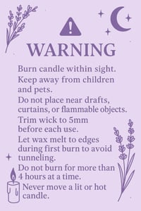 Image 2 of Lavender Candle 🕯️ 💜