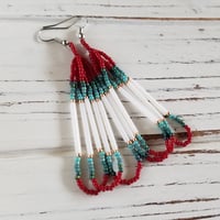 Image 2 of Red and turquoise