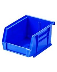 Hanging & Stacking Bin, 5-3/8 x 4-1/8 x 3", Blue AW30210BLUE Package Qty :	24 ($1.80 EA)