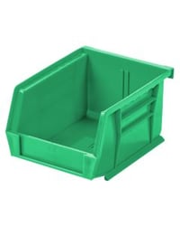 Hanging & Stacking Bin, 5-3/8 x 4-1/8 x 3", Green AW30210GREEN Package Qty :	24 ($1.80 EA)