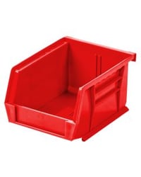 Hanging & Stacking Bin, 5-3/8 x 4-1/8 x 3", Red AW30210RED Package Qty :	24 ($1.80 EA)
