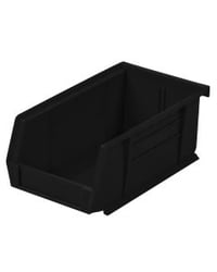 Hanging & Stacking Bin, 7-3/8 x 4-1/8 x 3", BlackAW30220BLACK Package Qty :24 (2.25 EA)