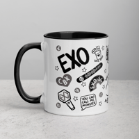 Image 1 of EXO Doodle Mug 11oz