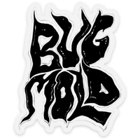 matte transparent bug mold sticker