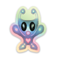 holographic creature no. 2 sticker