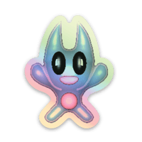 holographic creature no. 1 sticker