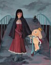 "A Stroll with the Royal Guard" painting