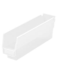 Shelf Bin, 11-5/8 x 2-3/4 x 4", Clear AW30110CLEAR Package Qty :24 ($3.14 EA)