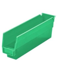 Shelf Bin, 11-5/8 x 2-3/4 x 4", Green AW30110GREEN Package Qty :24 ($2.35 EA)