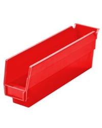 Shelf Bin, 11-5/8 x 2-3/4 x 4", Red AW30110RED Package Qty :24 ($2.35 EA)