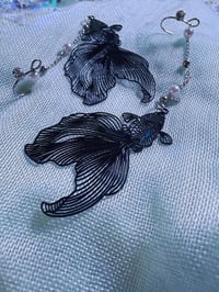 Image 2 of Elegant Fish Dangle Earrings 