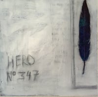 Image 1 of Original Painting  "Hero 347" by Sheila Cameron  16" x 16" on Birch Panel