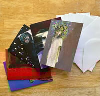 Image 2 of Set of 6 Note Cards.Kindness to Animals, Angels, Bears, Magical Women