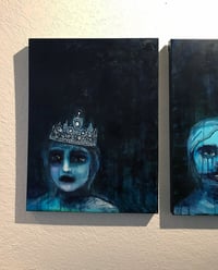 Image 3 of 18" x 24" Original Painting "Miss Get Over It 2017" by Sheila Cameron