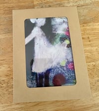 Image 4 of Set of 6 Note Cards. Box signed by the artist. Birds, Bears, Magical Women with Powerful Horns  B...