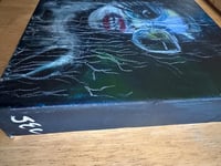 Image 5 of Original 10" x 10" Oil Acrylic Graphite on Canvas by Sheila Cameron "Roots"