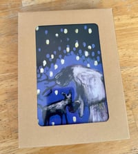 Image 3 of Set of 6 Note Cards.Kindness to Animals, Angels, Bears, Magical Women