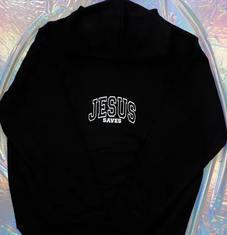 Image of JESUS SAVES CLASSIC HOODIE