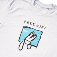 Image 2 of Sad Rabit White T-Shirt 