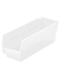 Shelf Bin, 11-5/8 x 4-1/8 x 4", Clear AW30120CLEAR Package Qty :24 ($3.38 EA)